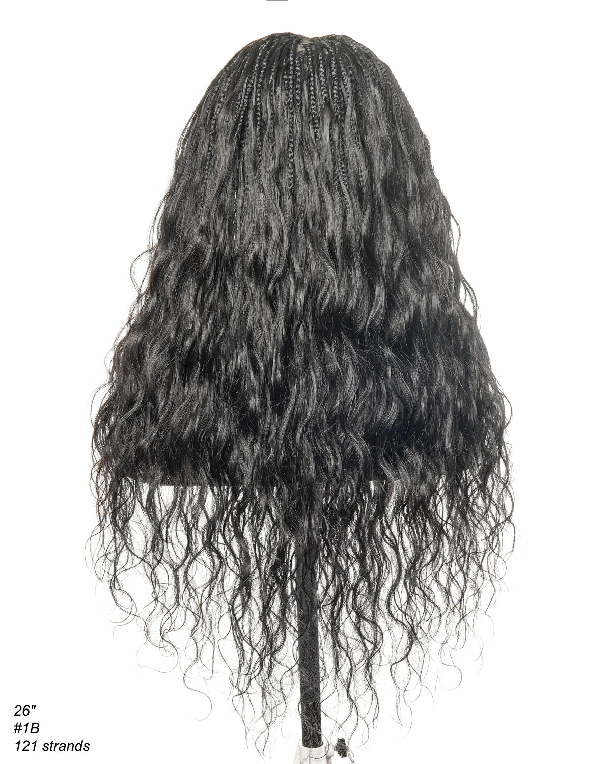 Michelle - Bora Bora Human Hair Body Wave Pre Bleached HD Full Lace Boho Box Braided Wig