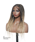 HD Full Lace Knotless Box Braided Wig