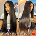 Silky Straight Hair Wear Go Wig Pre Cut 7x5 HD Lace Bleached Knots