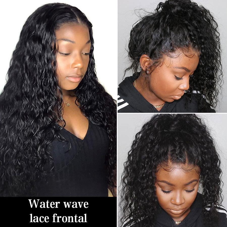 Water Wave 13x4 Lace Frontal Human Virgin Hair