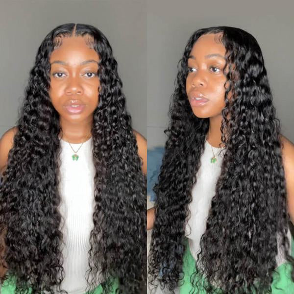Wear Go Wigs Undetectable 13x6 HD Lace Front Wigs With Elastic Drawstring Glueless Human Hair Wigs Natural Look Beginner Friendly For Women