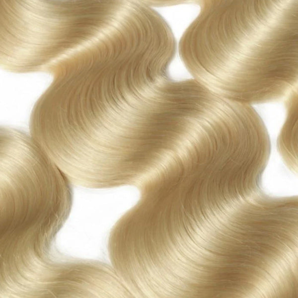 613 Bundles Body Wave Human Virgin Hair No Split & Full End Blonde Color Hair Bundles