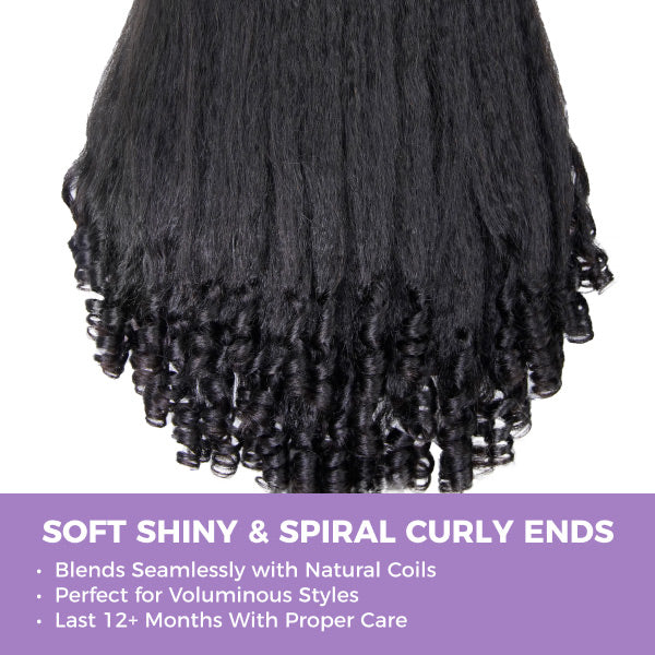 M-Cap Kinky Straight Burmese Curly Pre Cut 9x6 HD Lace Wear Go Glueless Wigs With Drawstring
