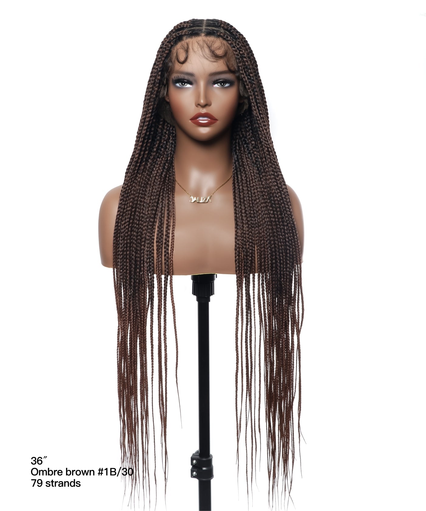 HD Full Lace Knotless Box Braided Wig