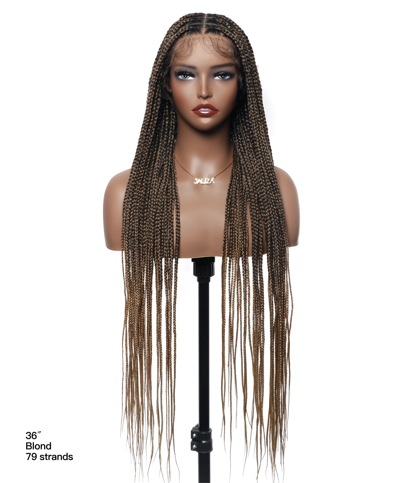 HD Full Lace Knotless Box Braided Wig