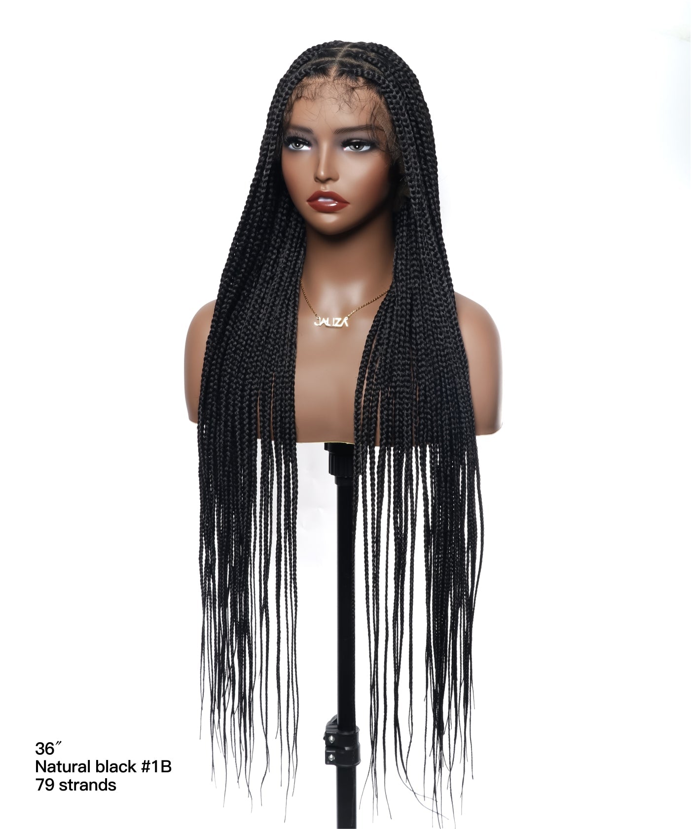 HD Full Lace Knotless Box Braided Wig