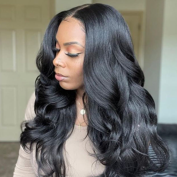 BOGO Body Wave Pre-cut 7x5 9x6 HD Lace Wear Go Wig 0 Skill Needed