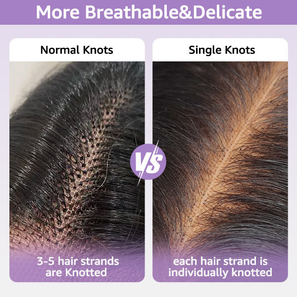 Body Wave Wear Go Wig Pre-cut 7x5 HD Lace Bleached Mini Knots Glueless Wig
