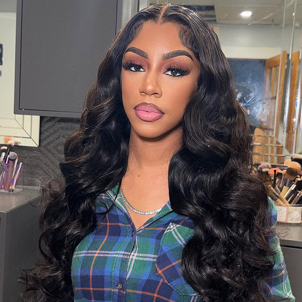 Body Wave Wear Go Glueless Wigs Pre Cut 7x5 HD Lace Human Hair Wigs With Baby Hair