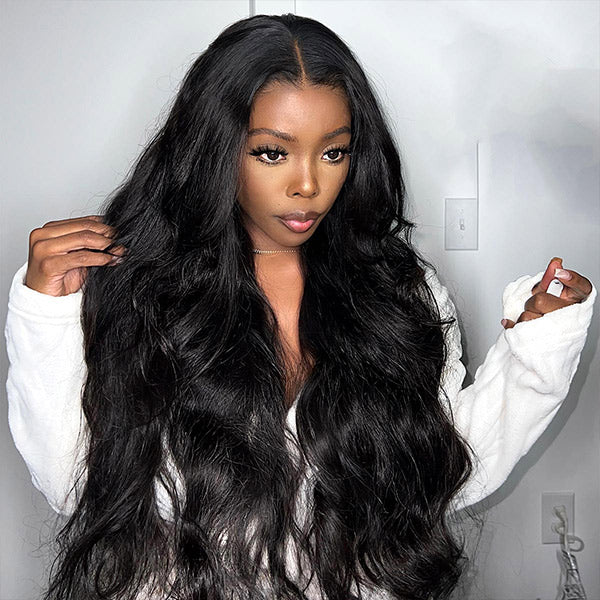 Body Wave Wear Go Glueless Wigs Pre Cut 7x5 HD Lace Human Hair Wigs With Baby Hair
