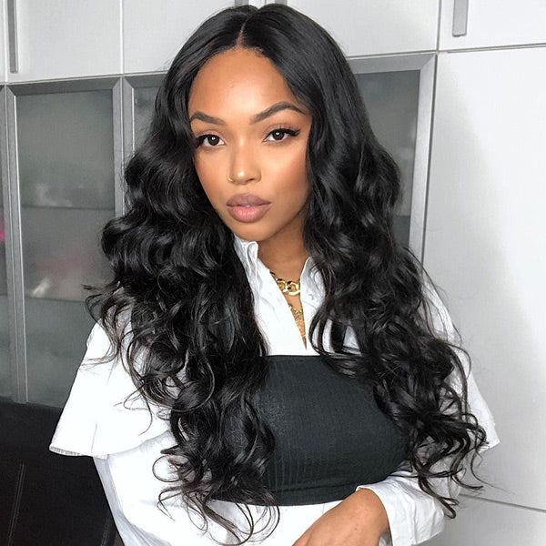 24h Shipping | Body Wave Wear&Go 7x5 Pre Cut HD Lace Closure Glueless Wig Beginner Friendly Bleached Knots