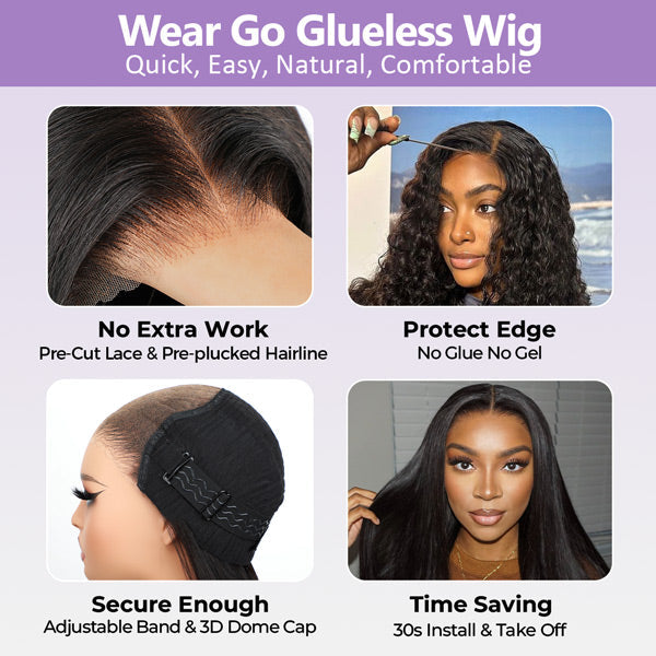 Body Wave Hair Reddish Brown Color Wear Go Glueless Wig 7x5 Pre-cut Lace Wig Preplucked with Natural Hairline