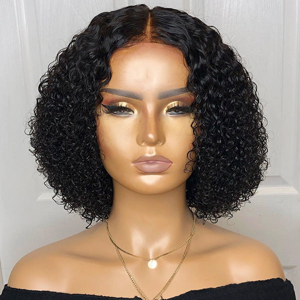 Limited Restock | Celebrity Style Small Kinky Curl Lace Closure Wig - US Only