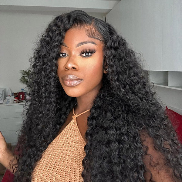 CLEARANCE |  Water Wave 13x6 Lace Frontal Wigs Pre-plucked Wet And Wavy Brazilian Human Hair Wigs
