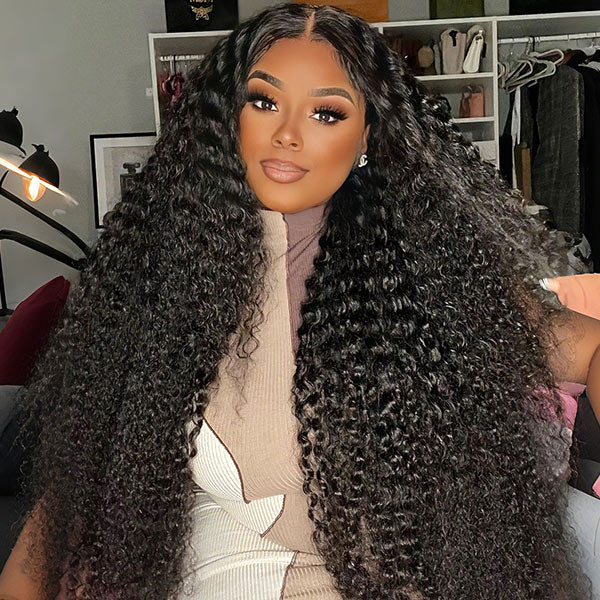 Water Wave Flexible Fit Pre-Cut 7x5 HD Lace Wear Go Glueless Wig with Elastic Drawstring