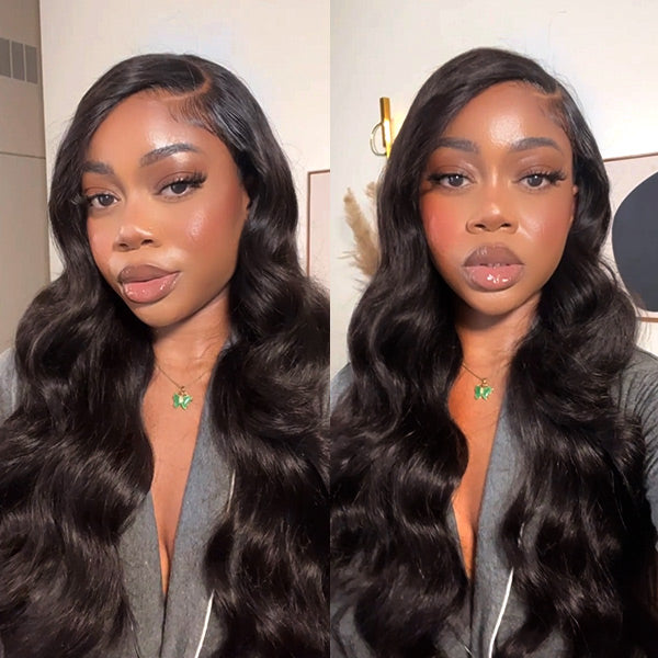 Ocean Wave Hair Wear Go Glueless Wigs 7x5 Pre Cut HD Lace Closure Wigs With Pre Plucked Nautral Hairline