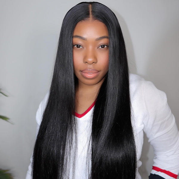 Flash Sale | Silky Straight Easy Wear Go Glueless Wigs Pre Cut 7x5 HD Lace