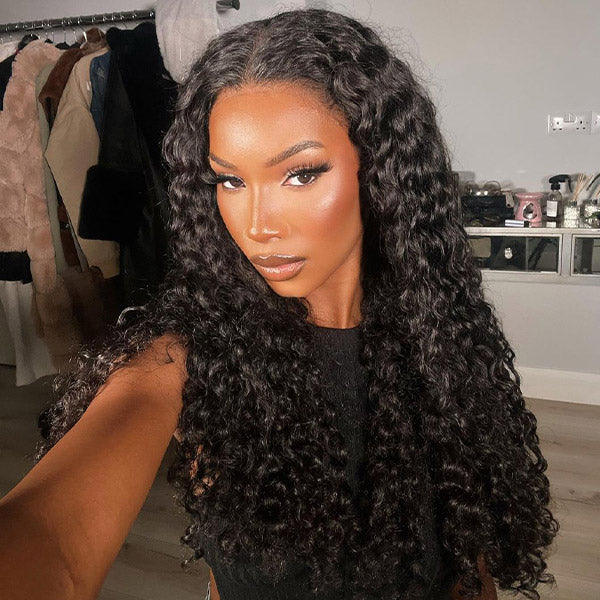 Exclusive Flash | Water Wave 7x5 HD Lace Wear Go Wig Pre-Bleached Knots Wig