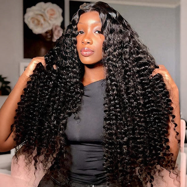 Water Wave Flexible Fit Pre-Cut 7x5 HD Lace Wear Go Glueless Wig with Elastic Drawstring