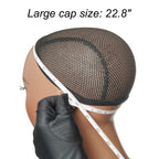 Small & Large Head Size Exclusive - Triangle Base HD Full Lace Human Hair Boho Curls Knotless Boho Box Braided Wig 36"