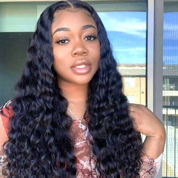 Wear Go Wigs Undetectable 13x6 HD Lace Front Wigs With Elastic Drawstring Glueless Human Hair Wigs Natural Look Beginner Friendly For Women