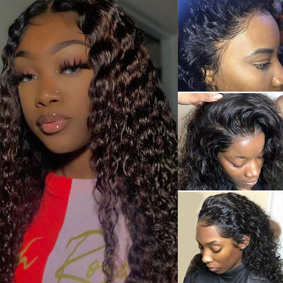 Water Wave 13x4 Lace Frontal Human Virgin Hair