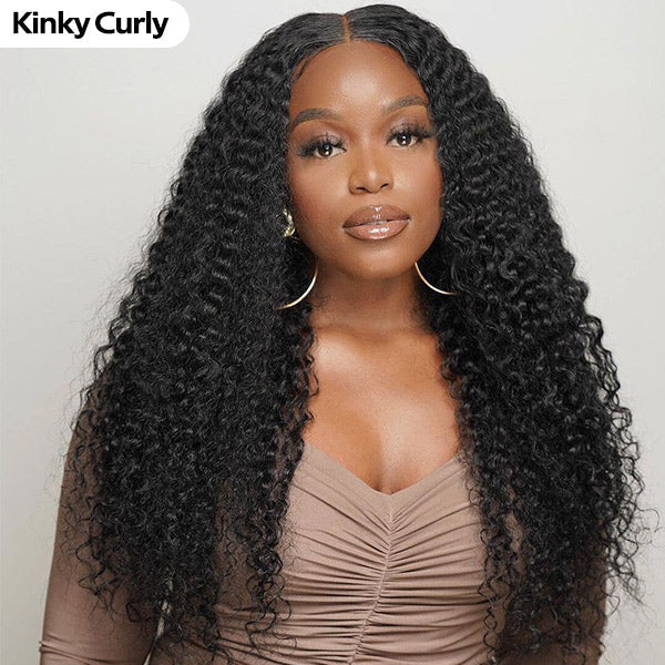 Straight Wavy Curly Pre-cut 7x5 HD Lace Wear Go Glueless Wig Bleached Invisible Knots Beginner Friendly