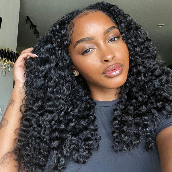Burmese Curly Unprocessed Virgin Human Hair Bundles 1/3/4 Pcs