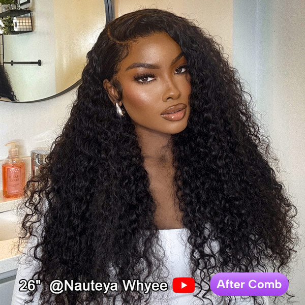 Burmese Curly Wig Bleached Knots Flexible Fit Drawstring 13x4 13x6 HD Lace Front Wear Go Glueless Wig