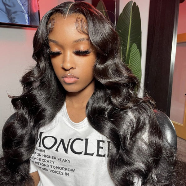 Body Wave V Part Wig No Leave Out Thin Part Glueless Wigs Human Hair Wig