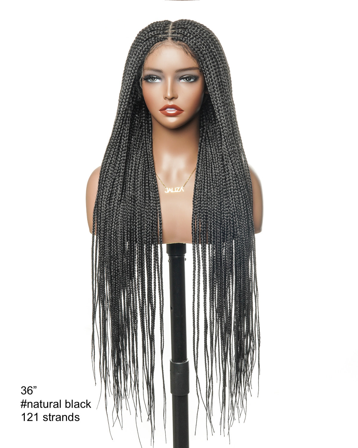 HD Full Lace Knotless Box Braided Wig