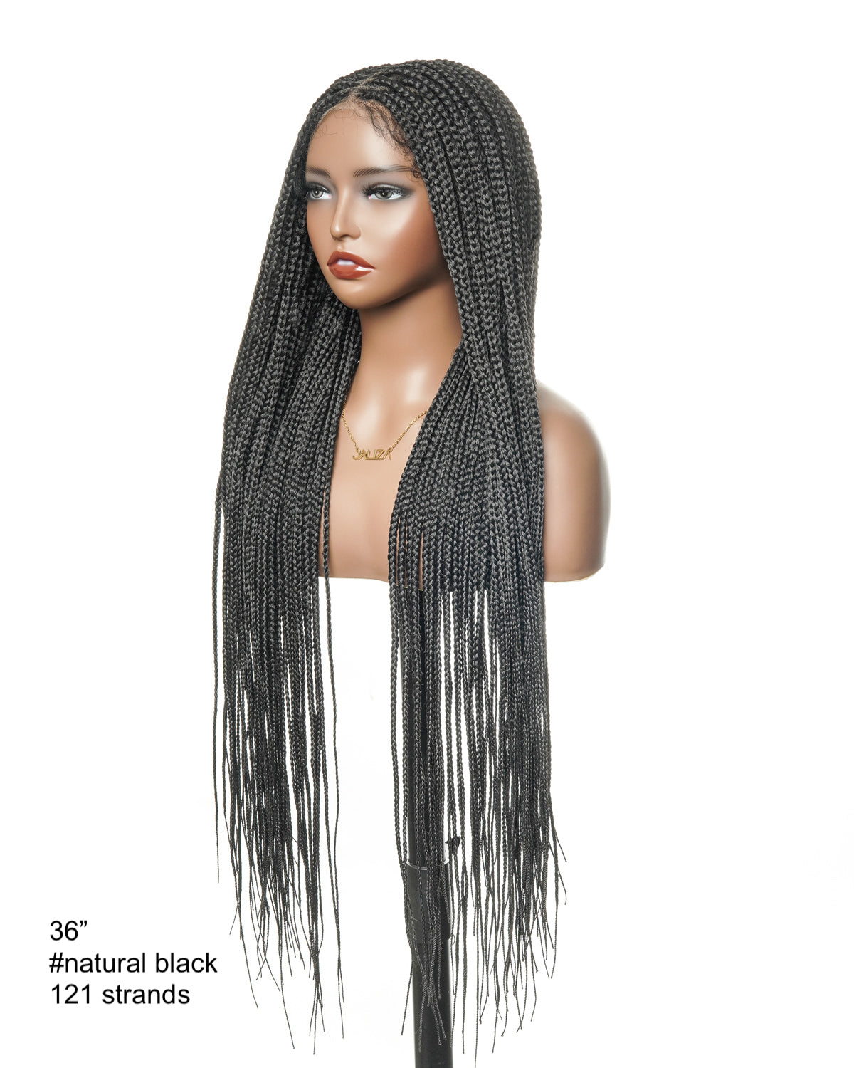 HD Full Lace Knotless Box Braided Wig