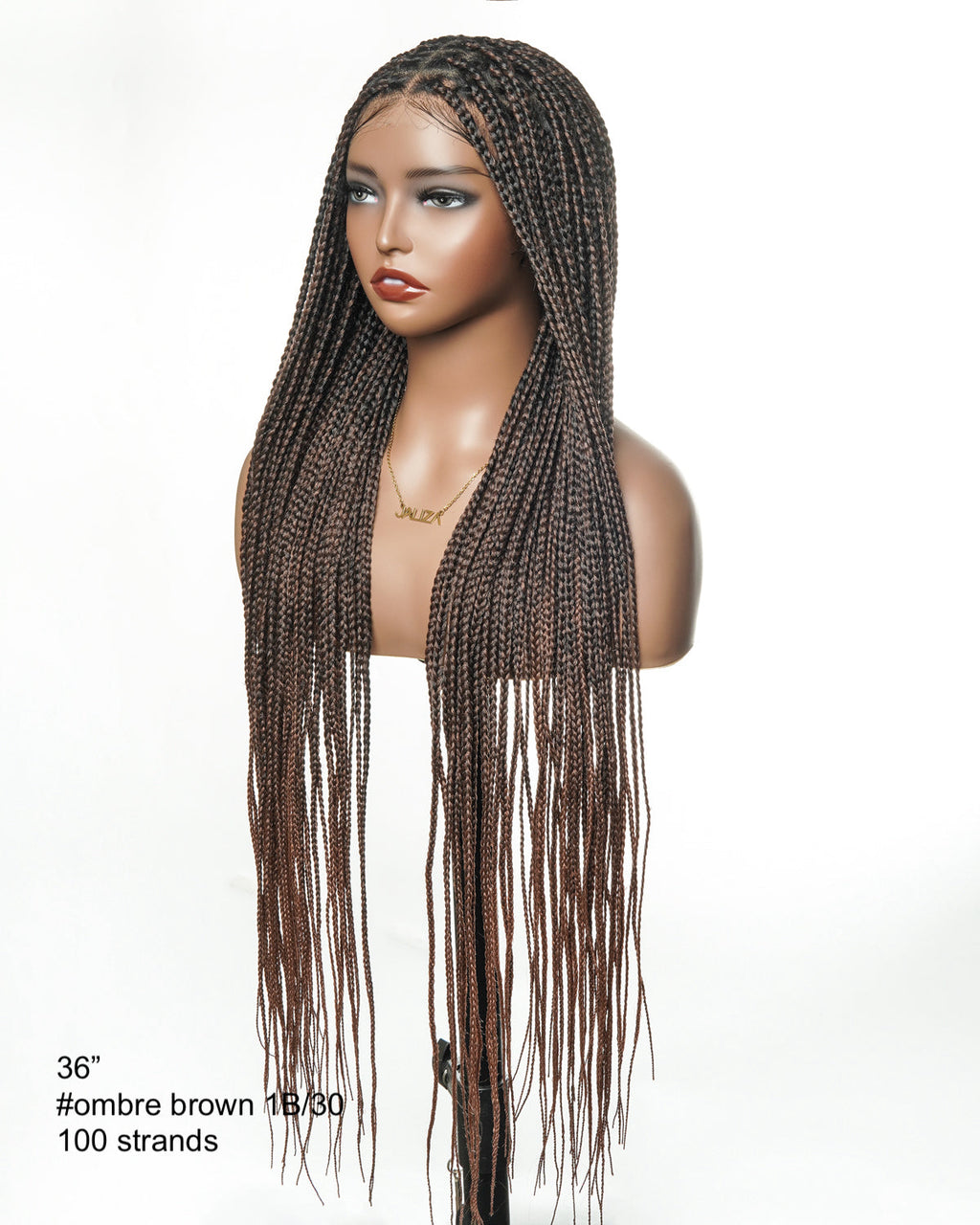 HD Full Lace Knotless Box Braided Wig