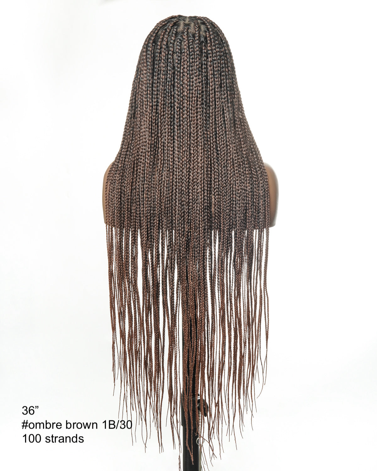 HD Full Lace Knotless Box Braided Wig
