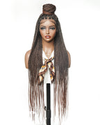 HD Full Lace Knotless Box Braided Wig