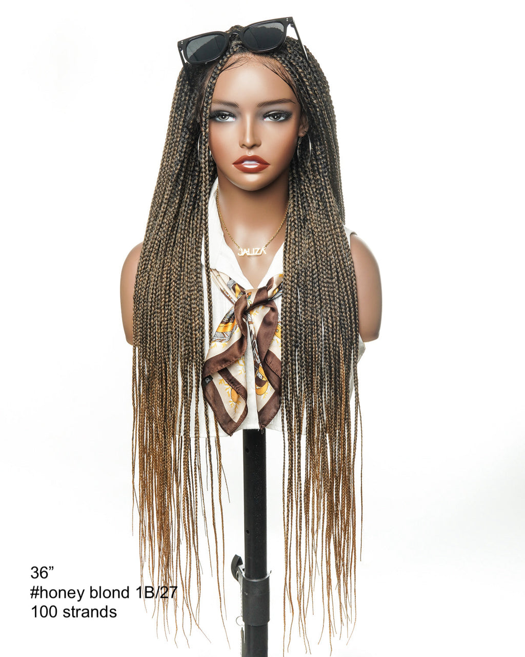 HD Full Lace Knotless Box Braided Wig