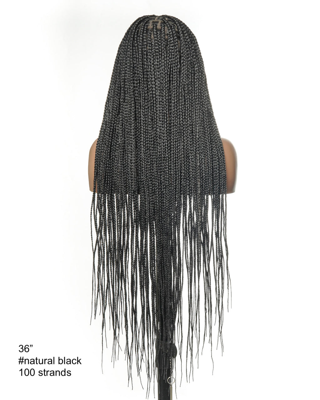 HD Full Lace Knotless Box Braided Wig