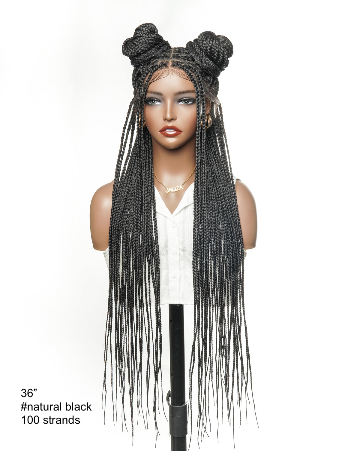 HD Full Lace Knotless Box Braided Wig