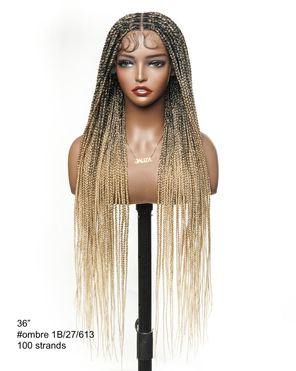 HD Full Lace Knotless Box Braided Wig