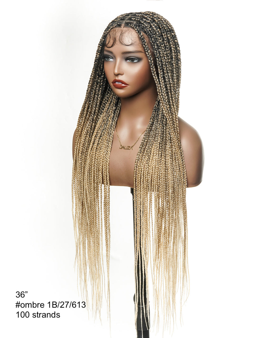 HD Full Lace Knotless Box Braided Wig
