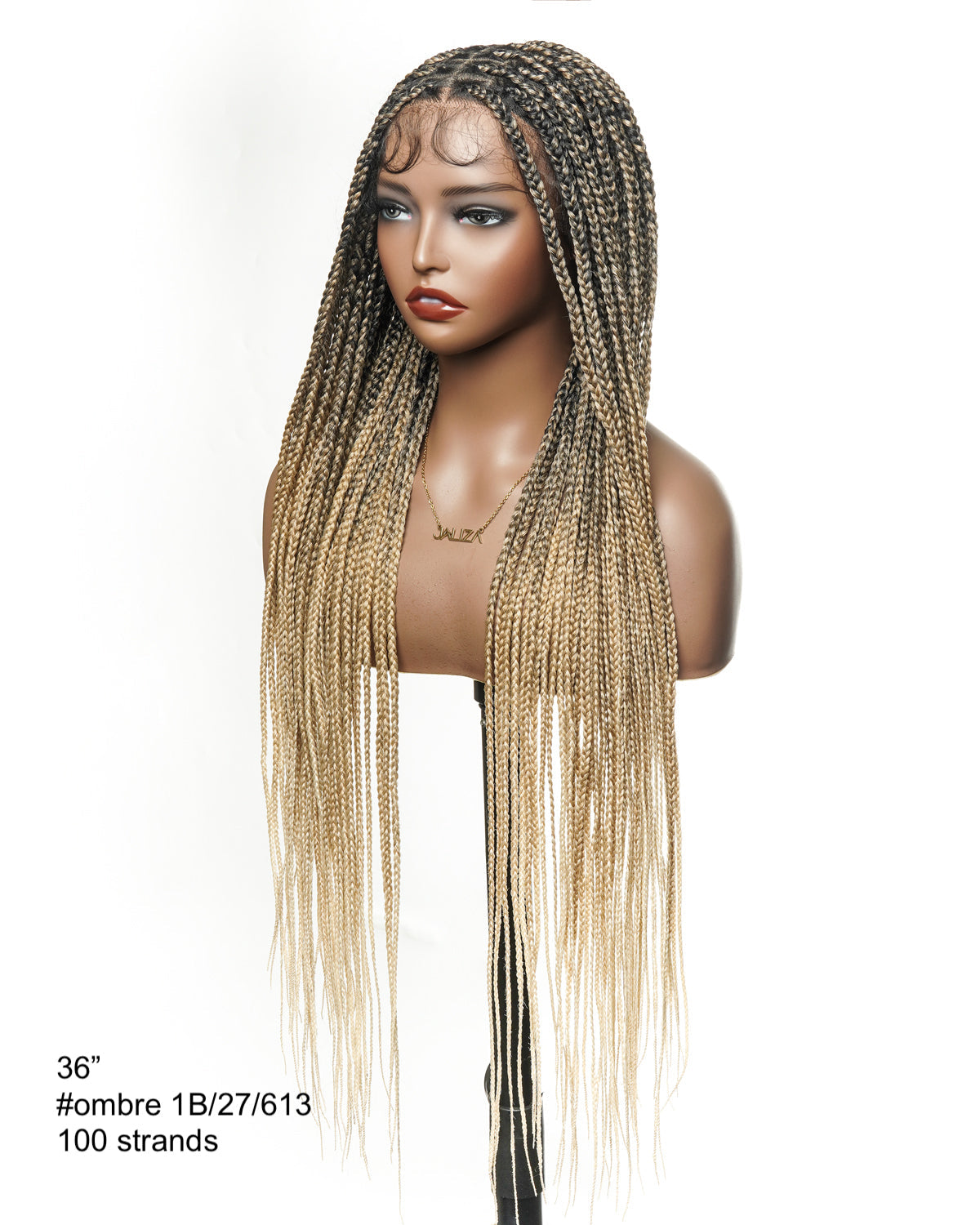 HD Full Lace Knotless Box Braided Wig
