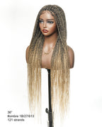 HD Full Lace Knotless Box Braided Wig