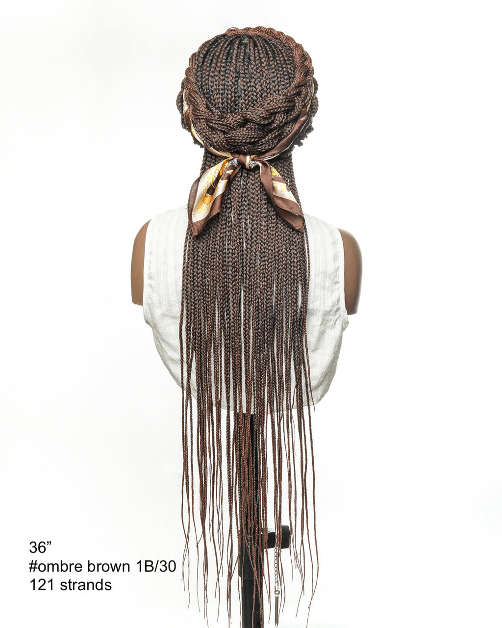 HD Full Lace Knotless Box Braided Wig