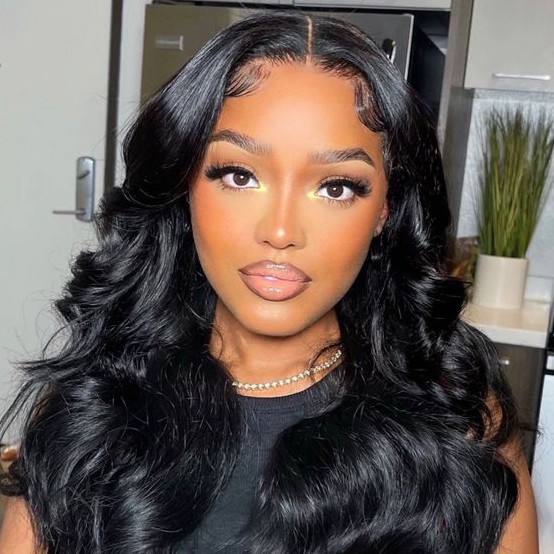 Ocean Wave Hair Wear Go Glueless Wigs 7x5 Pre Cut HD Lace Closure Wigs With Pre Plucked Nautral Hairline