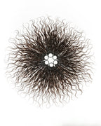 18" Crochet Boho Braids With Bora Bora Human Hair Loose Body Curls In Dark Brown 120 Strands/Pack