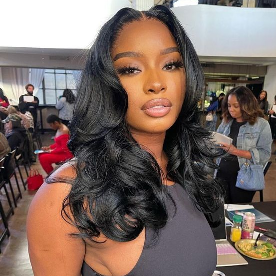 Ocean Wave Hair Wear Go Glueless Wigs 7x5 Pre Cut HD Lace Closure Wigs With Pre Plucked Nautral Hairline
