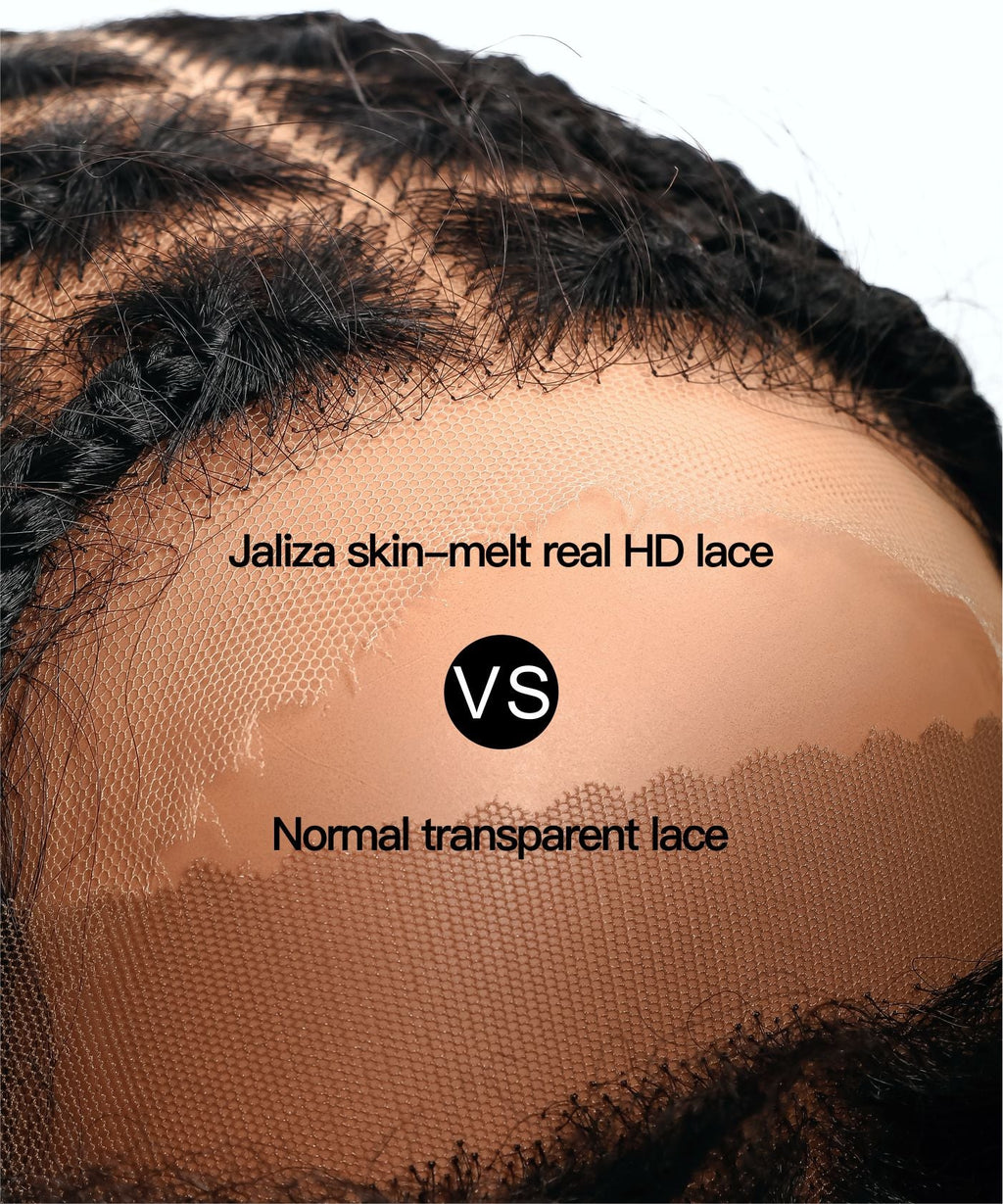 HD Lace Knotless Small Box Full Hand-tied Braided Wig