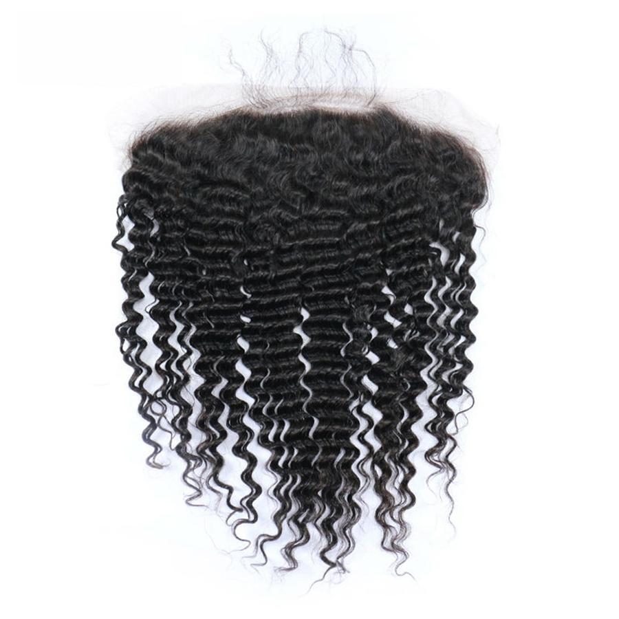 Deep Wave 13x4 Lace Frontal Human Virgin Hair