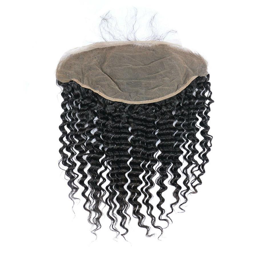 Deep Wave 13x4 Lace Frontal Human Virgin Hair