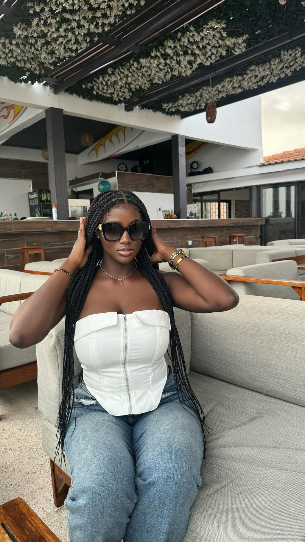 HD Lace Knotless Small Box Full Hand-tied Braided Wig